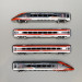 Trenitalia, 4 éléments, "Frecciarossa 1000", pub Ducati, FS - ARNOLD HN2620S