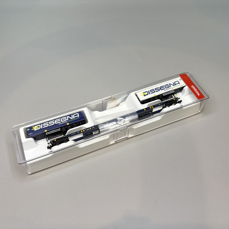 Wagon double poche articulé Sdggmrs T2000, "Dissegna", Wascosa - FLEISCHMANN 825029