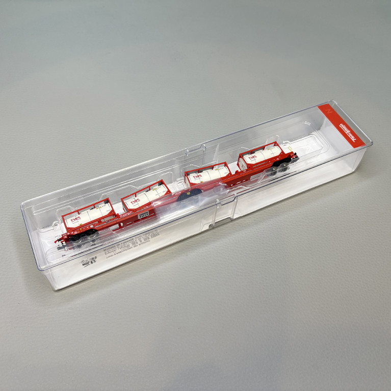 Wagon double poche articulé Sdggmrs 738/T3000e, "TWS", ÖBB - FLEISCHMANN 6660054