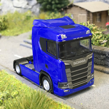 Scania CS20 ND, bleu - HERPA 310192-003 - HO 1/87