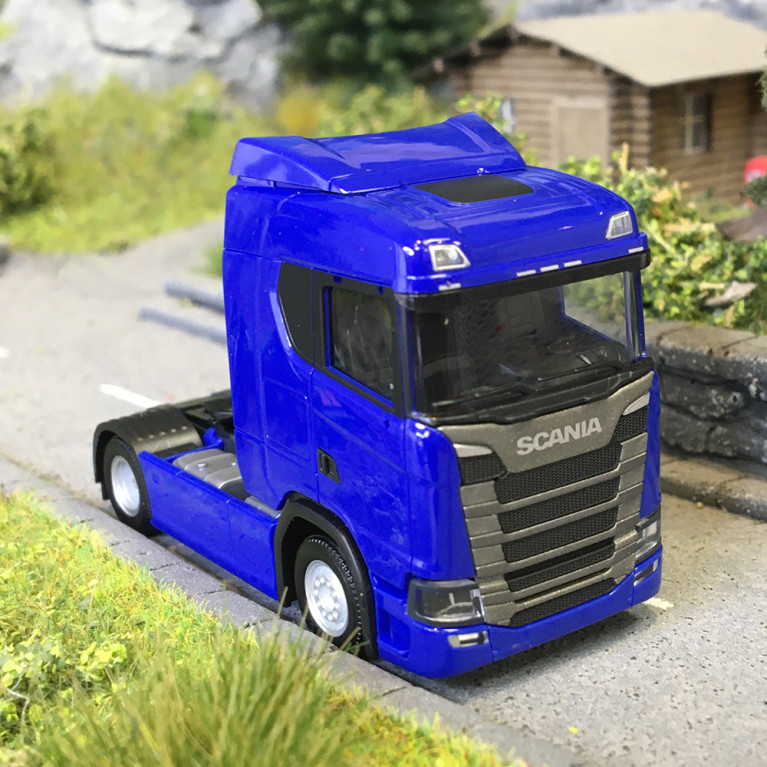 Scania CS20 ND, bleu - HERPA 310192-003 - HO 1/87