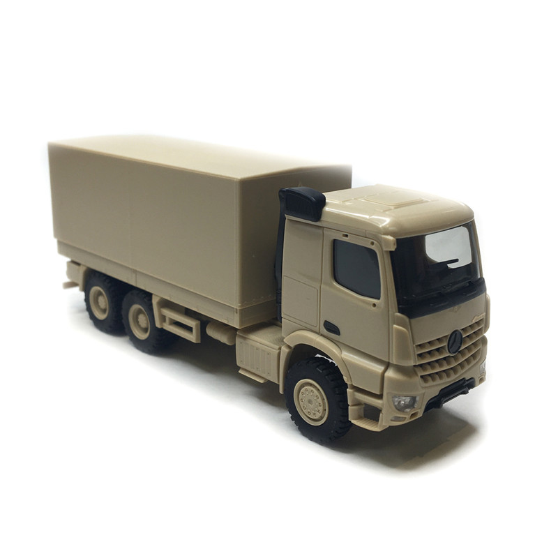 Mercedes-Benz Arocs plateau/bâche, beige - HERPA 747202 - HO 1/87