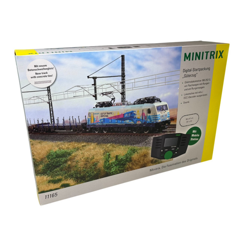 Coffret de démarrage train de marchandises, LINEAS / CFL / AAE - MINITRIX 11165