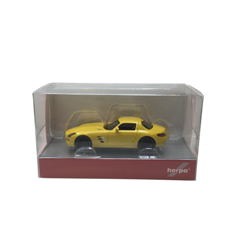 Mercedes Benz SLS AMG, jaune - HERPA 430784-003 - HO 1/87