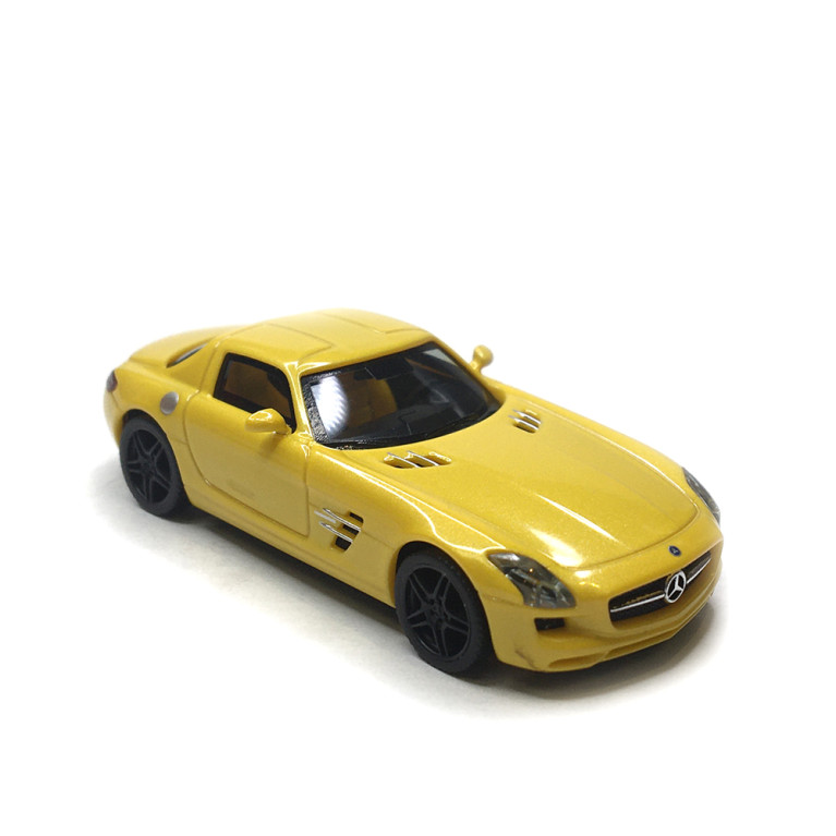 Mercedes Benz SLS AMG, jaune - HERPA 430784-003 - HO 1/87