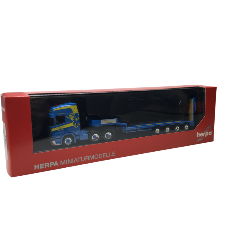 Scania CR 20 HD semi-surbaissée avec rampes, Martin Wittwer Wattenwil - HERPA 318884 - HO 1/87