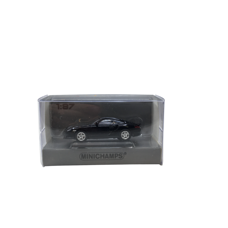 Porsche 911 (996) Turbo coupé, noir, 2000 - Minichamps 870068174 - 1/87