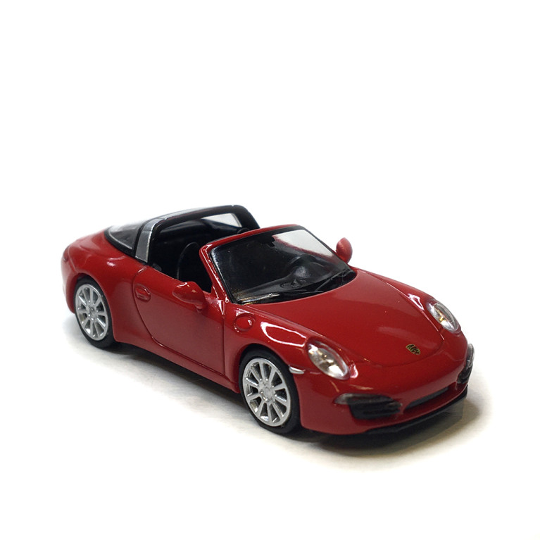 Porsche 911 (991) Targa, rouge, 2014 - Minichamps 870068041 - 1/87