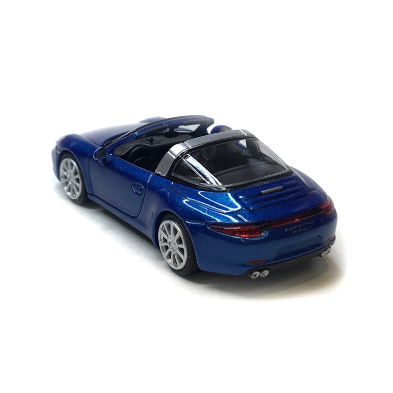 Porsche 911 (991) Targa, bleu métallisé, 2014 - Minichamps 870068042 - 1/87