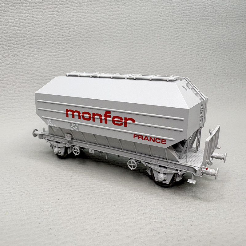 Wagon céréalier Frangeco B, "Monfer France", SNCF - REE WB-897