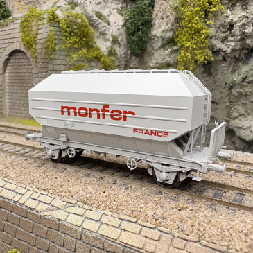 Wagon céréalier RIV, "Frangeco Monfer", SNCF, Ep. IV - REE WB-897 - HO 1/87