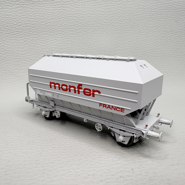 Wagon céréalier Frangeco B, "Monfer France", SNCF - REE WB-897