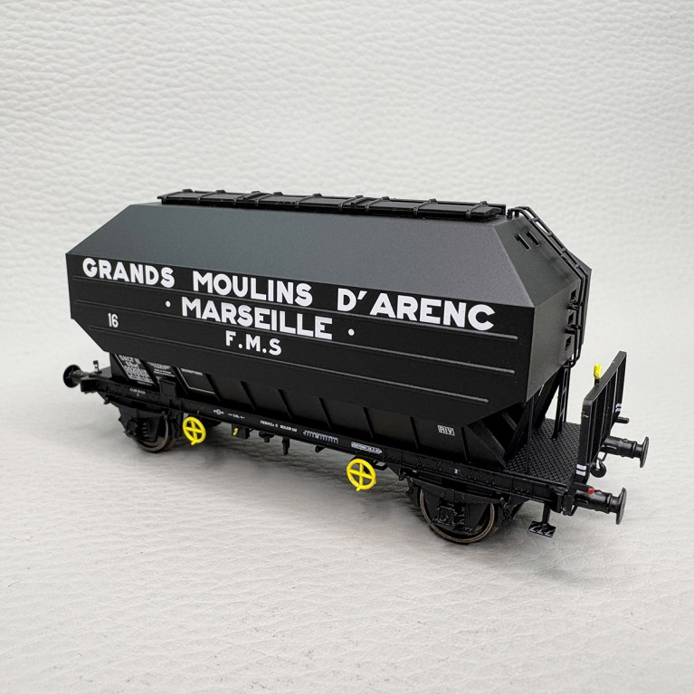 Wagon céréalier Frangeco B, "Grand Moulin d'Arenc Marseille", SNCF - REE WB-894