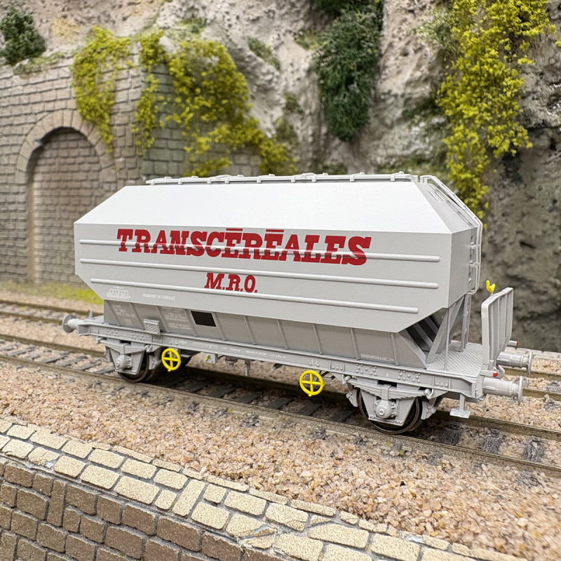 Wagon céréalier Frangeco B, Transcéréales "M.R.O.", SNCF, Ep. IV et V - REE WB-903 - HO 1/87