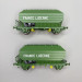 2 wagons céréaliers Frangeco B, "France Luzerne", SNCF - REE WB-902