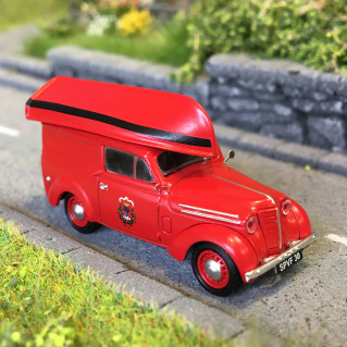 Modèle Réduit Renault Juvaquatre Pompier - Échelle HO (1:87), Avec échelle, REE