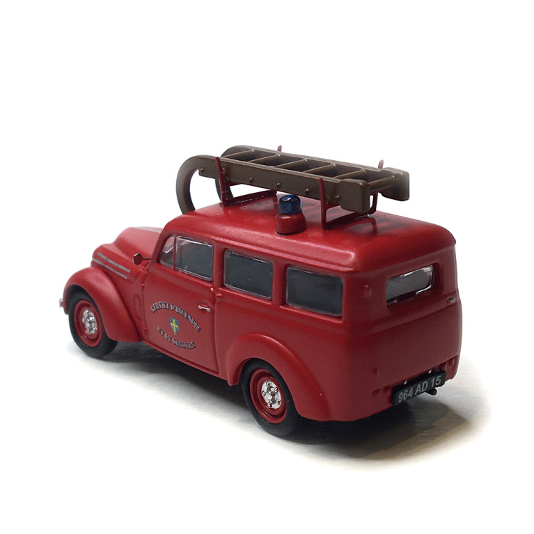 Renault Juvaquatre break vitré avec échelle (Pompier), 1937 - Ree Modeles CB204  - HO 1/87