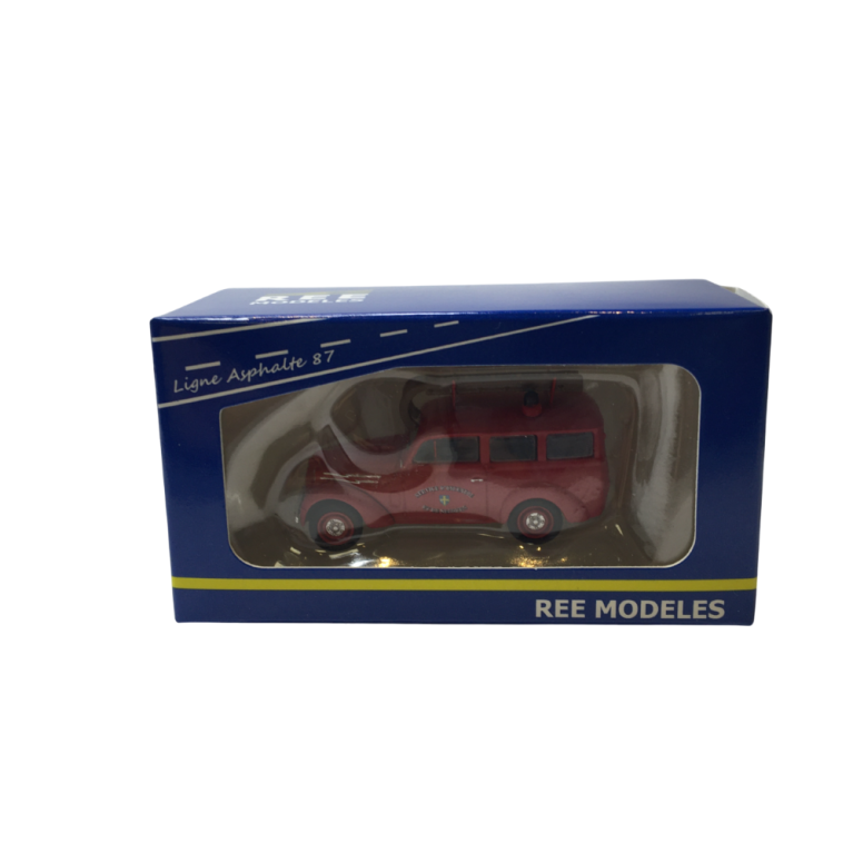 Renault Juvaquatre break vitré avec échelle (Pompier), 1937 - Ree Modeles CB204  - HO 1/87