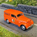 Renault Juvaquatre, tôlé orange (garage Renault), 1937 - Ree Modeles CB205 - HO 1/87