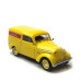 Renault Juvaquatre, tôlé jaune (Coca cola), 1937 - Ree Modeles CB206 - HO 1/87