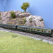 2 voitures UIC Y A4B5, mixte 1/2CL et B10 2CL, livrée C 160, SNCF, Ep. IV - REE NW-260 - N 1/160