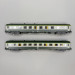 2 voitures UIC Y A4B5, mixte 1/2CL et B10 2CL, cartouche Corail, SNCF - REE NW-263