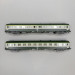 2 voitures UIC Y A4B5, mixte 1/2CL et B10 2CL, cartouche Corail, SNCF - REE NW-263