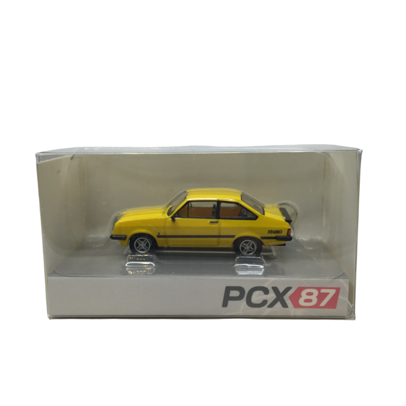 Ford Escort MK II RS 2000, jaune, 1977 - PCX 870721 - HO 1/87