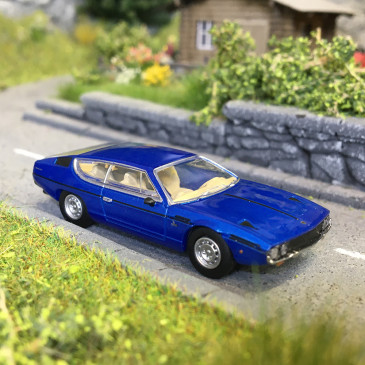 Lamborghini espada, bleu métallisé, 1968 - PCX 870168 - HO 1/87