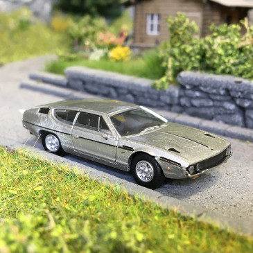 Lamborghini espada, gris, 1968 - PCX 870169 - HO 1/87