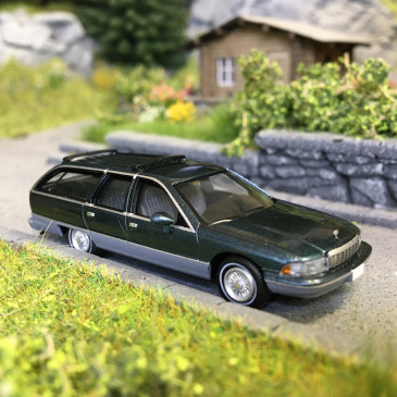 Chevrolet Caprice break, vert foncé métallisé, 1991 - PCX 870454 - HO 1/87