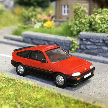 Honda CRX, rouge et noir, 1983 - PCX 870468 - HO 1/87