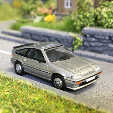 Honda CRX, argent, 1983 - PCX 870469 - HO 1/87