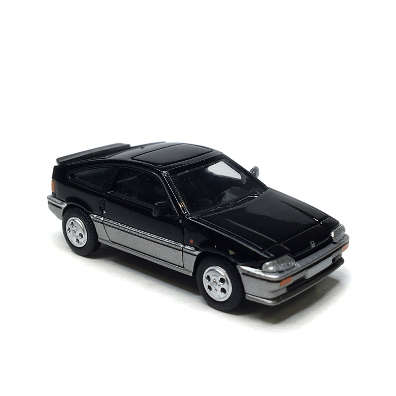 Honda CRX, noir et gris métallisé, 1983 - PCX 870471 - HO 1/87