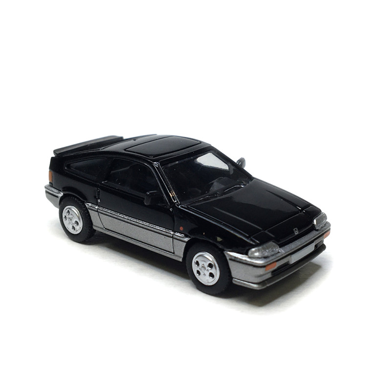 Honda CRX, noir et gris métallisé, 1983 - PCX 870471 - HO 1/87