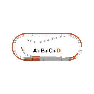 ROCO LINE Coffret de voies D - ROCO 42022 - HO 1/87