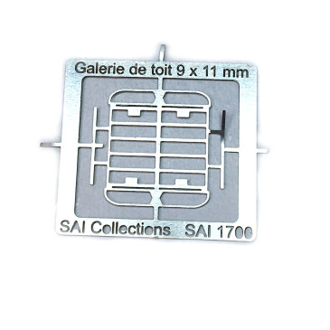 Galerie de toit pour voiture (11x9 mm) - SAI 1700 - HO 1/87