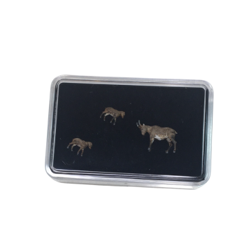 Bouquetin femelle avec ses petits - Van Petegem Scenary H0K40 - HO 1/87