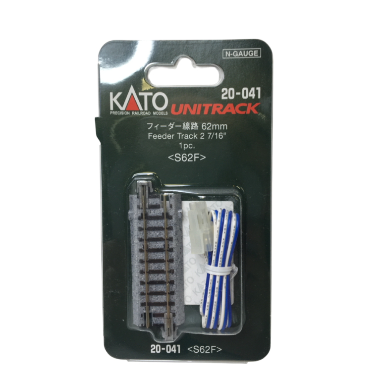 1 Rail de raccordement droit 62 mm - KATO 20-041 - N 1/160 1 Rail de raccordement droit 62 mm - KATO 20-041 - N 1/160