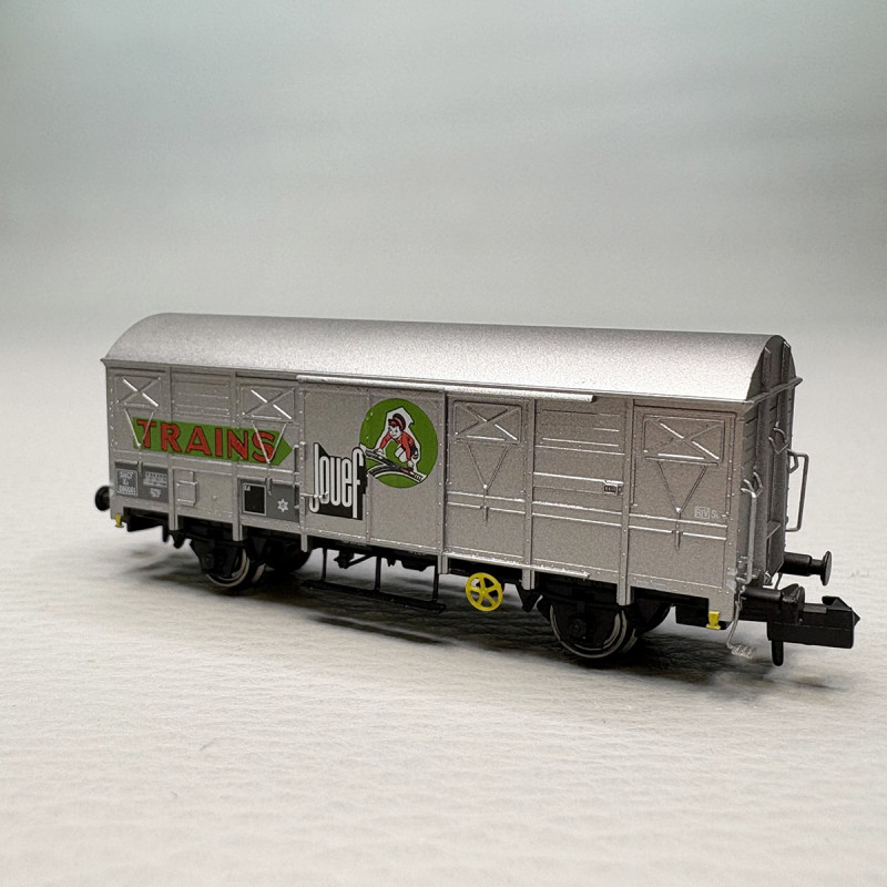 HJ6231 Coffret De 2 Wagons Fermés à 2 Essieux Kv Permaplex, Avec Volets Ouverts Livree Marron Ep Iii C2x38812999