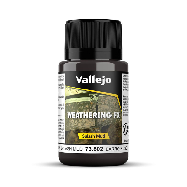 Éclaboussure boue Russe - 40ml Weathering FX - VALLEJO 73.802 Éclaboussure boue Russe - 40ml Weathering FX - VALLEJO 73.802
