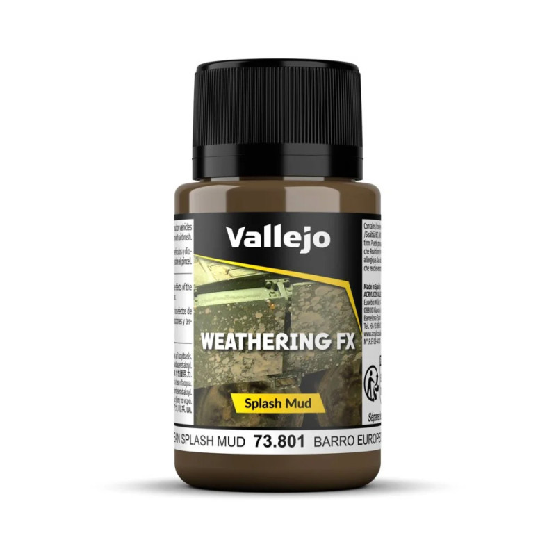 Éclaboussure boue Européenne - 40ml Weathering FX - VALLEJO 73.801
