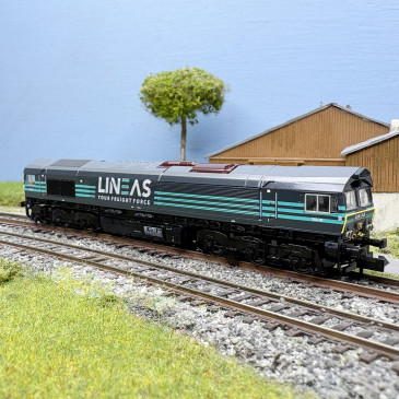 Locomotive diesel Classe 66, 513-10, LINEAS, Ep. VI  - KATO 17751-H - N 1/160