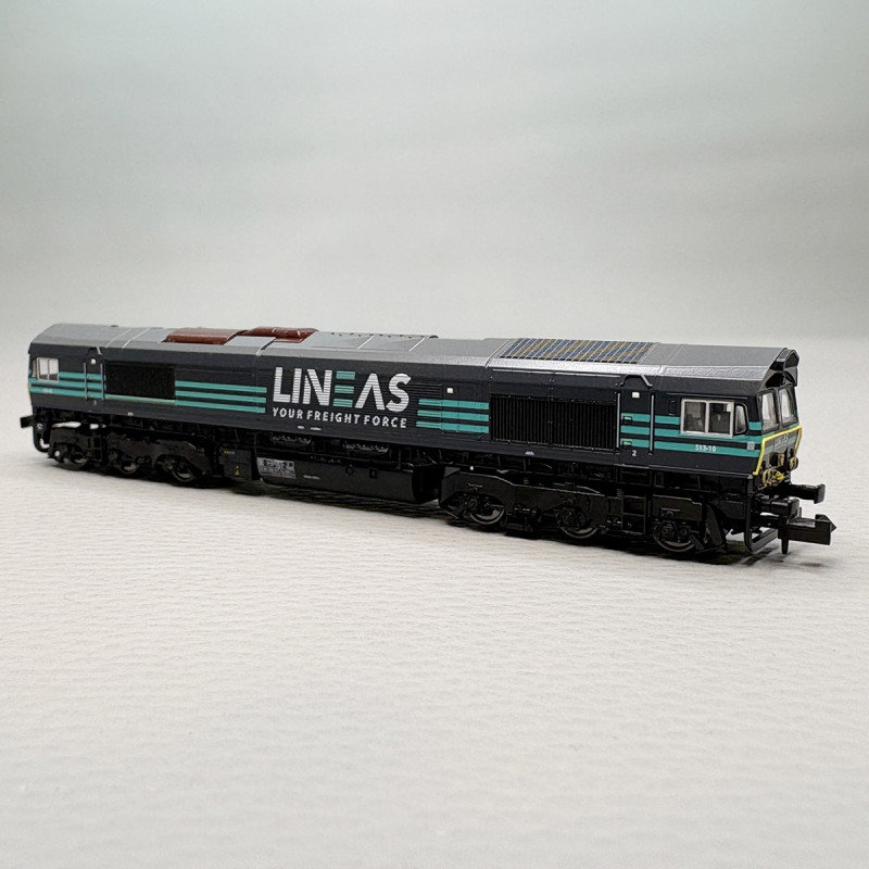 Locomotive diesel Classe 66, 513-10, Lineas  - KATO 17751-H