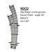 Aiguillage Courbe gauche, R358-30°, BWi2/3, sans commande - ROCO 42466 - HO 1/87