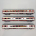 3 voitures grand confort "Aquitaine", SNCF - LSMODELS 40080DC- HO 1/87