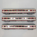 3 voitures grand confort "Aquitaine", SNCF - LSMODELS 40080DC- HO 1/87