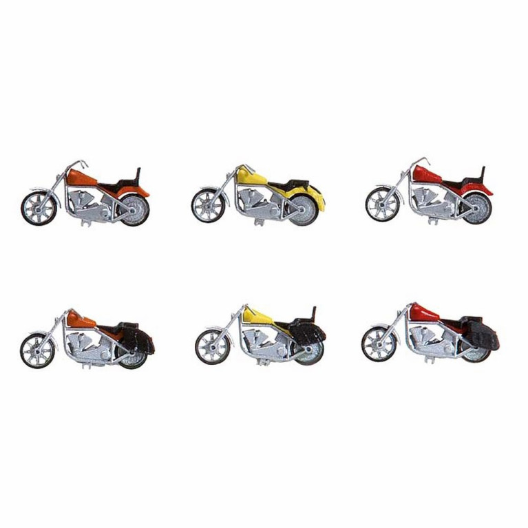 6 motos maquette à monter -HO-1/87-FALLER 180603