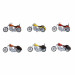 6 motos maquette à monter -HO-1/87-FALLER 180603