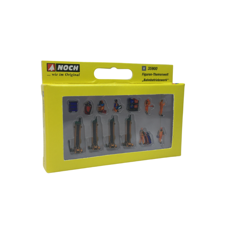 Coffret de figurines thématiques : Dépôt ferroviaire - NOCH 35900 - N 1/160